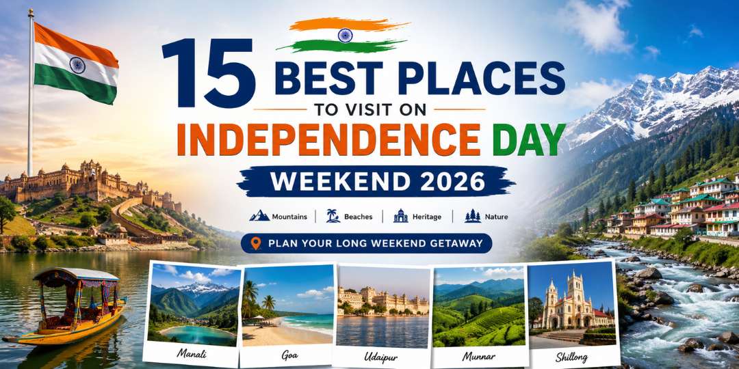15 Best Places to Visit on Independence Day Weekend 2026