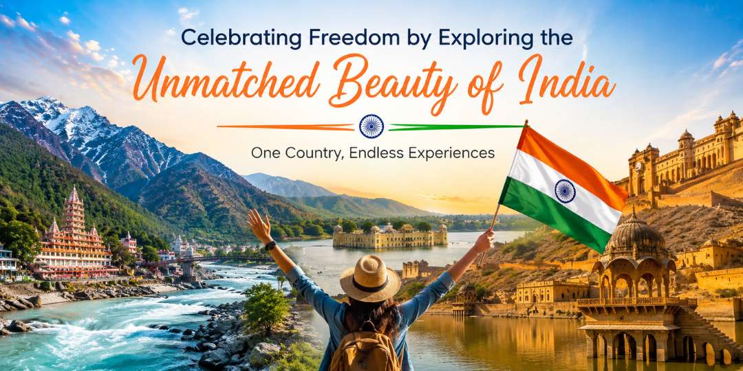 Celebrating Freedom by Exploring the Unmatched Beauty of India
